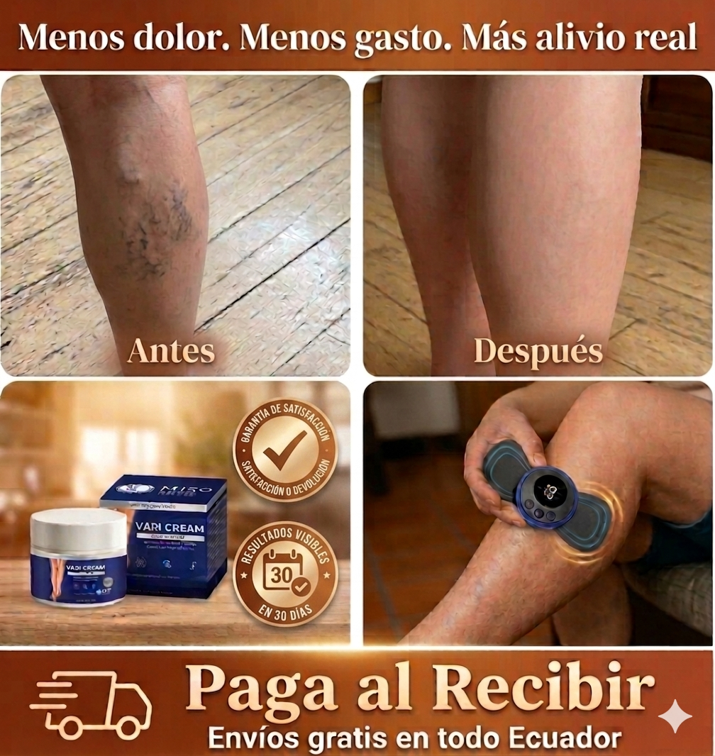 Crema Antivarices +Mini Masajeador