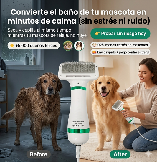 PetCleaner PRO™ Cepillo Secador